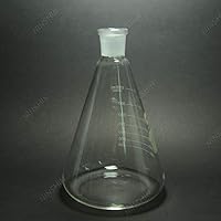 1000ml 29/32 Glass Erlenmeyer Flask,Lab Chemistry Triangle Bottle