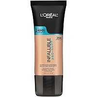 Makeup Infallible Up to 24HR Pro-Glow Foundation, Natural Buff, 1 fl oz.