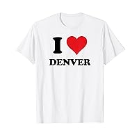 I Heart Denver First Name I Love Personalized Stuff T-Shirt