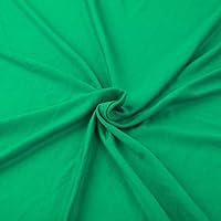 Texco Inc Solid Color Lightweight Rayon Spandex Stretch Jersey Knit Maternity Fabric (160 GSM) -Apparel, DIY Projects, Kelly Green 1 Yard