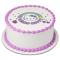 Hello Kitty It's a Hello Kitty PhotoCake® Edible Cake Topper Icing Image for 8 inch round cake or larger