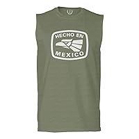 Viva Mexican Hecho en Mexico Logo Mariachi Republic 5 de Mayo Men's Muscle Tank Sleeveles t Shirt