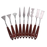 Palette Knife, Stainless Steel Spatulas Set Painting Palette Knives Art Tools Set for FX Special Effects in Oil Painting or Acrylic Mixing Paints