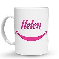 Makoroni Helen Female Name - 11 Oz. Unique COFFEE MUG, Coffee Cup