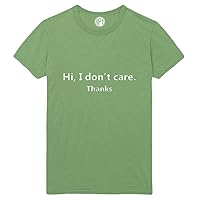 I Don't Care Funny Printed T-Shirt