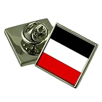 Empire Old Militairy Germany Flag Lapel Pin Engraved Box