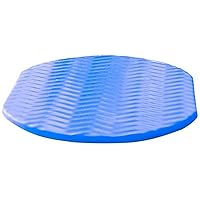 Pool Mate Oval Foam Cushion for Poolside Lounging, Bronze and Blue 2-Pack