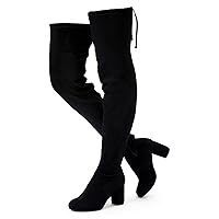 Vepose Women's 992 Thigh High |Over The Knee Boots Suede Long Boot with Inner Zipper