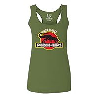 T Rex Hate Push UPS Funny Dinosaur Workout Fitness Gym Women's Tank Top Racerback