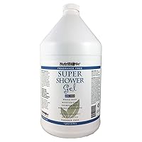 Fragrance-Free Super Shower Gel, 1 Gallon | Whole-Body Moisturizing Shampoo with GSE & Botanical Extracts | Non-Soap, pH Balanced & Free of Gluten, Parabens, Sulfates, Dyes & Colorings