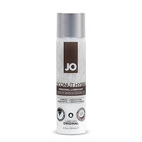 JO Coconut Hybrid Lubricant, Coconut Oil and Water Based Lube for Men, Women and Couples, 4 Fl Oz