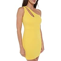Women's One Shoulder Mini Cocktail Dress, Sleeveless Bodycon Sexy Going Out Party, Trendy Spring Summer 2024