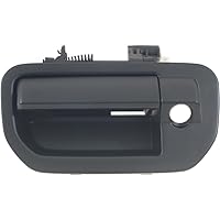 Evan Fischer Tailgate Handle compatible with HONDA RIDGELINE 10-14 Assy Primed Black w/Rear View Camera Hole