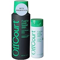 Aluminum-Free Deodorant Body Spray in Coconut Water and Sandalwood and Facial Moisturizer for Men - Light, Non-Greasy, Oil-Free for Hydration and Firmness