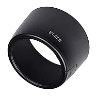 ET-65III Dedicated Lens Hood Sunshade Lens Protector for EF 85mm F/1.8 & EF 100mm F/2.0 ET-65III Dedicated Lens Shade Compatibel with EF 100-300mm F/4.5-5.6