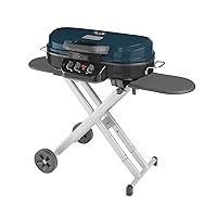 Coleman RoadTrip 285 Portable Stand-Up Propane Grill, Gas Grill with 3 Adjustable Burners & Instastart Push-Button Ignition; Great for Camping, Tailgating, BBQ, Parties, Backyard, Patio & More