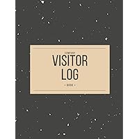 Company Visitor Log Book: Business Sign In/Out Register [With Name, Phone Number/Email, Pass Number, Company Represented, Signature Columns and more!] ... Makes Tracking Office Guests Easy and Smooth