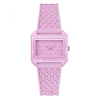 GUESS Women's 33mm Watch - Pink Strap Pink Dial Pink Case