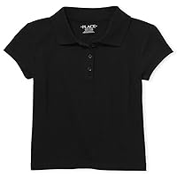 Girls' Short Sleeve Soft Jersey Polo