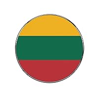 Lithuania Flag Funny Refrigerator Sticker Strong Fridge Stickers Decoration for Kitchen Cabinet Office Decor