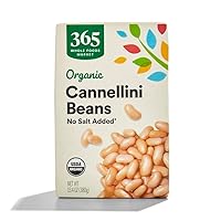 365 by Whole Foods Market, Organic Unsalted Cannellini Beans, 13.4 Ounce