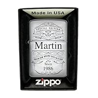 Zippo Lighter – Personalised Zippo with Engraving – Birthday Gift for Men / Gifts for Dad / Him – Whiskey Motif