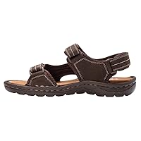Propet Mens Jordy Slingback Athletic Sandals Casual - Brown