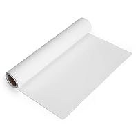 White Heat Transfer Vinyl Roll 12''x5' Iron-On Vinyl White HTV Vinyl for T-Shirt Silhouette Cameo Machines Craft Cutters 12 Inches by 5 Feet