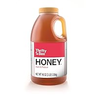 Thrifty Bee Honey, 48 Ounce (3 LB) Bulk Honey Jug