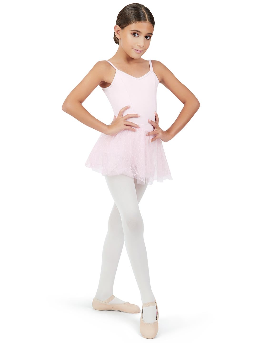 Capezio Girls' Double Layer Pull on Skirt