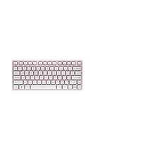 Cherry KW 7100 Mini Multi Device Compact Keyboard with Bluetooth. (Cherry Blossom)