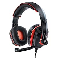Grx-440 - Wired Gaming Headset for Nintendo Switch - Nintendo Switch Lite/Switch/PS4/Xbox One/PC, Black/Red