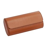 Portable Watch Storage Box Leather Watch Roll Travel Cases 3-Slot Watch Display Gift Box Pocket Jewelry Bracelet Box Watch Roll Travel Cases
