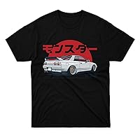 Mens Womens Tshirt Monster Skyline R32 GTR Shirts for Men Women Perfect Mothers Day Funny Multicolor