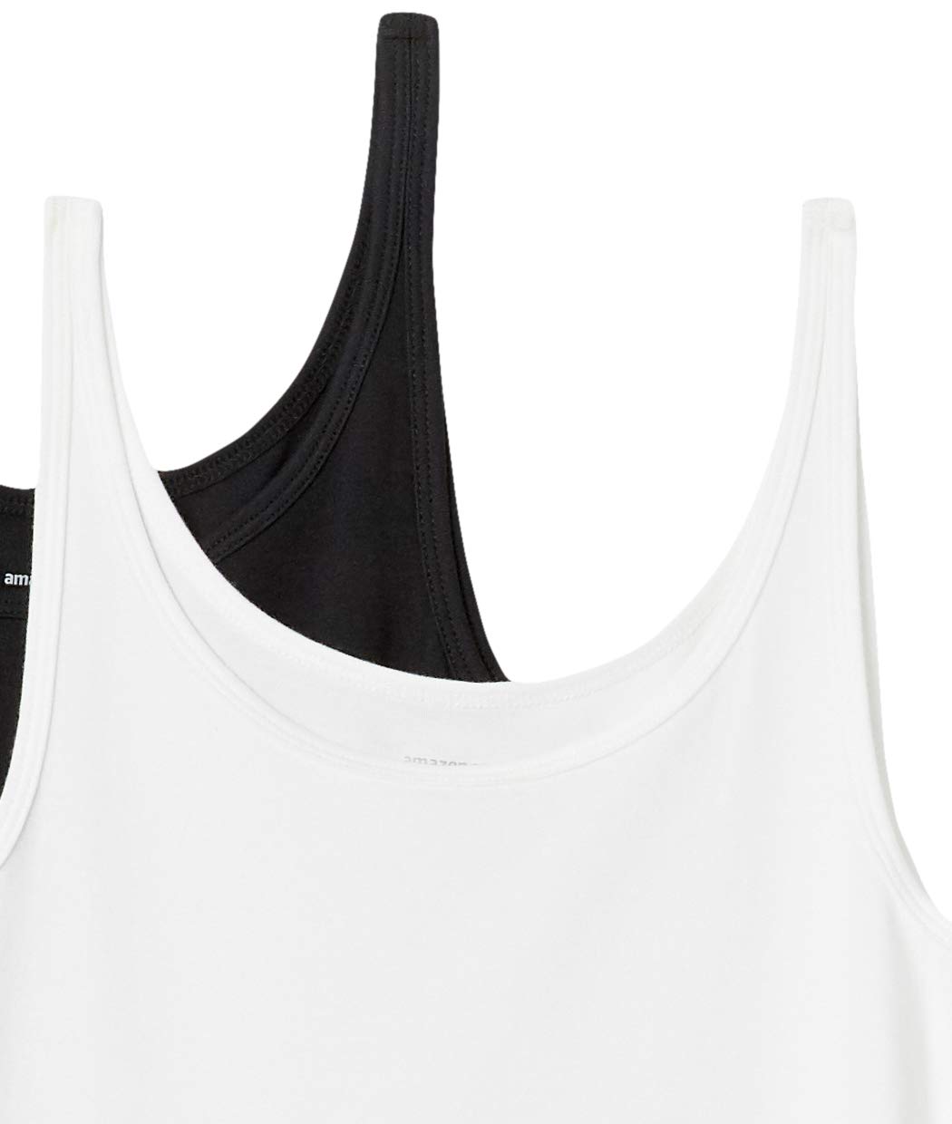 Amazon Essentials Women's Slim-Fit Thin Strap Tank, Pack of 2