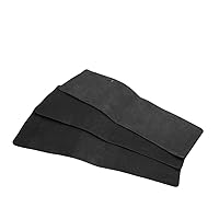 uxcell 3 Pcs Black Foam Adhesive Anti-Vibration License Plate Pads Mats for Car