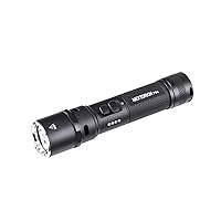 NEXTORCH P86 Police Electronic Whistle Flashlight, 1600 Lumen Rechargeable with 120 dB Loud & Ceramic Bead Broken Window for Traffic Duty, Road Command, Outdoor Emergency Response, Prison Management