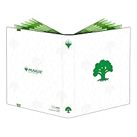 Ultra PRO - Mana 8 9-Pocket PRO-Binder - Forest for Magic: The Gathering, Holds & Protects 360 Standard Sized Cards, Collector's Edition Durable Trading Premium Leatherette Secure Pocket Binder