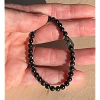 Jewelry Genuine Rainbow Obsidian- AAA Grade- 4mm Round Bead Bracelet, Minimalist Crystal Bracelet, Natural Stone, Healing Bracelet