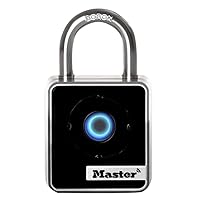 Master Lock Indoor Bluetooth Smart Lock with Keypad, 1-29/32 in. Wide,Black