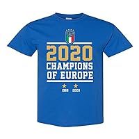 Euro Cup 2020 Champions of Europe T-Shirt Italian Football Finals Championship Tshirt Italy Champs