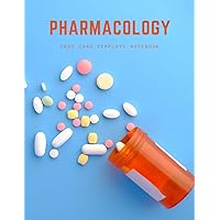 Pharmacology Drug Card Template Notebook - 100 Page 8.5