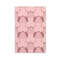 Penis Pattern Canvas Hanging Picture Vintage Wall Artwork Painting Poster Home Decor Unframe-Style 12x18inch(30x45cm)