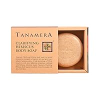Tanamera Clarifying Hibiscus Body Soap • Vegan certified • Halal • For Brighter & Radiant Skin Tone, and to Fix Dull and Tired Skin by Lightening Effect