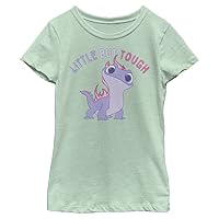 Disney Frozen 2 Cute N Tuff Girl's Heather Crew Tee