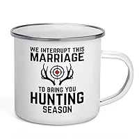 Hunting Lover Camper Mug 12oz - you hunting season - Hunter, Bow Hunting, Deer Lovers, Deer Whisperer, Deer Hunting, Duck Hunting, Buck Hunting