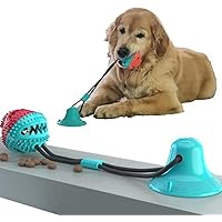 Dog Toys for Aggressive Chewers,Interactive Dog Toys Tug of War, Mentally Stimulating Toys for Dogs, Puppy Teething Toys for Boredom, Dog Puzzle Treat Food Dispensing Ball Toys for Small Large Dogs