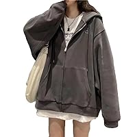 Style hoodies Girls Long Sleeve Oversized Hooded Sweatshirt Jacket Casual Large Coats