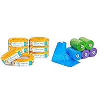 Munchkin® Arm & Hammer Diaper Pail Refill Rings and Diaper Bag Refills Bundle (8 Pack, 2176 Count)