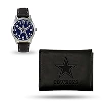 Rico Dallas Cowboys SPARO Black Watch and Wallet Gift Set, WTBRS Sparo
